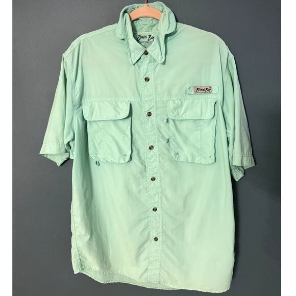 BIMINI BAY Other - Bimini Bay Outfitters Short Sleeve Button Up Vented Fishing Shirt Size Medium